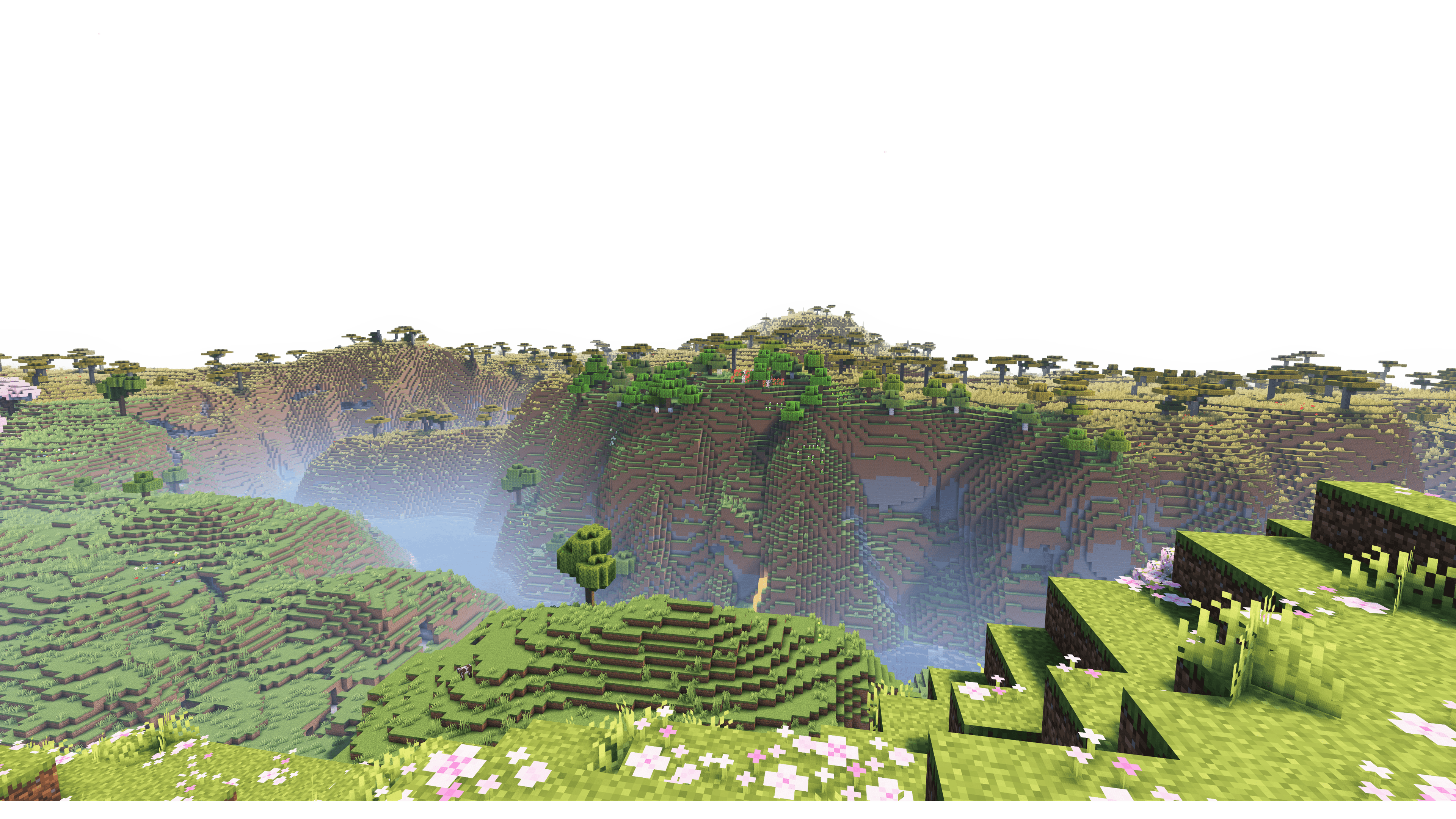 Minecraft landscape